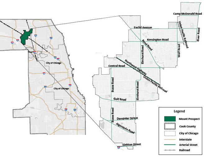 Mount Prospect Context Map