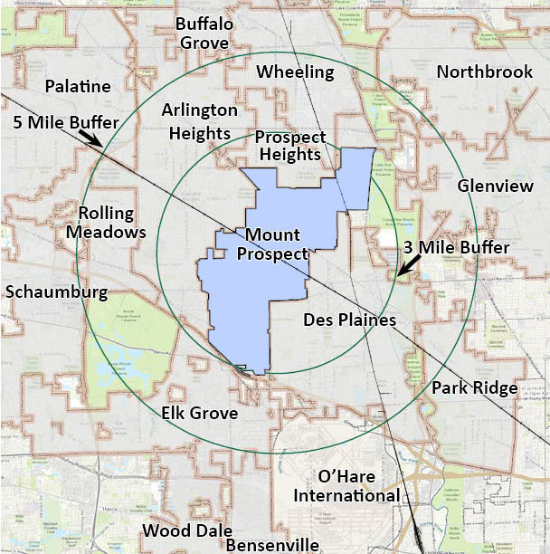 Surroundings Communities Map