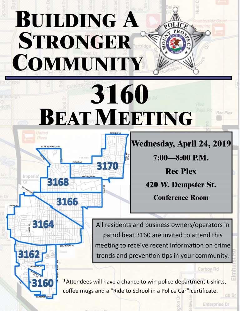 3160 Beat Meeting 3160 Flyer