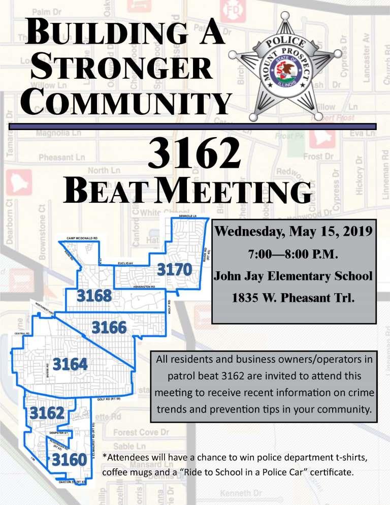 3162 Beat Meeting Flyer