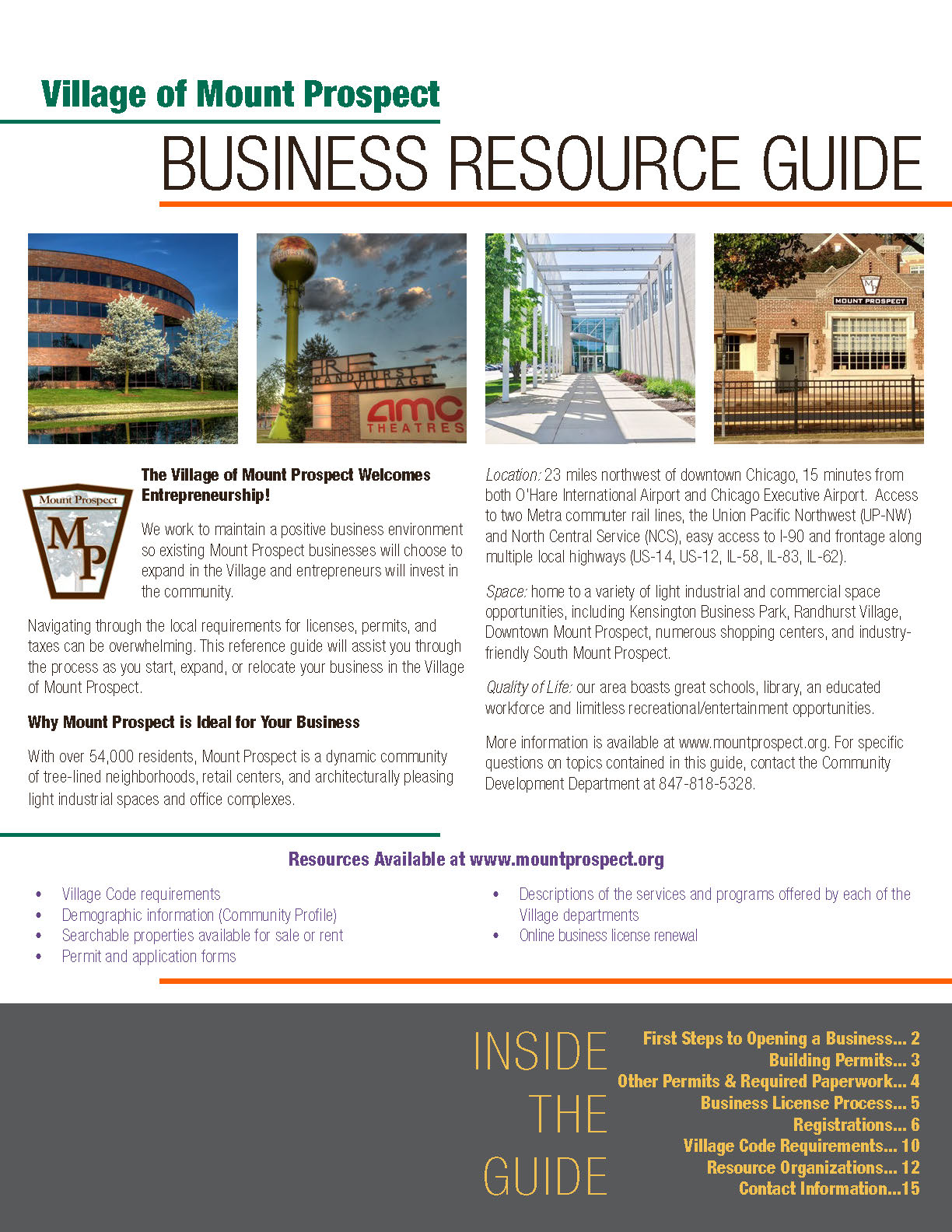 Business Resource Guide Front Page Image