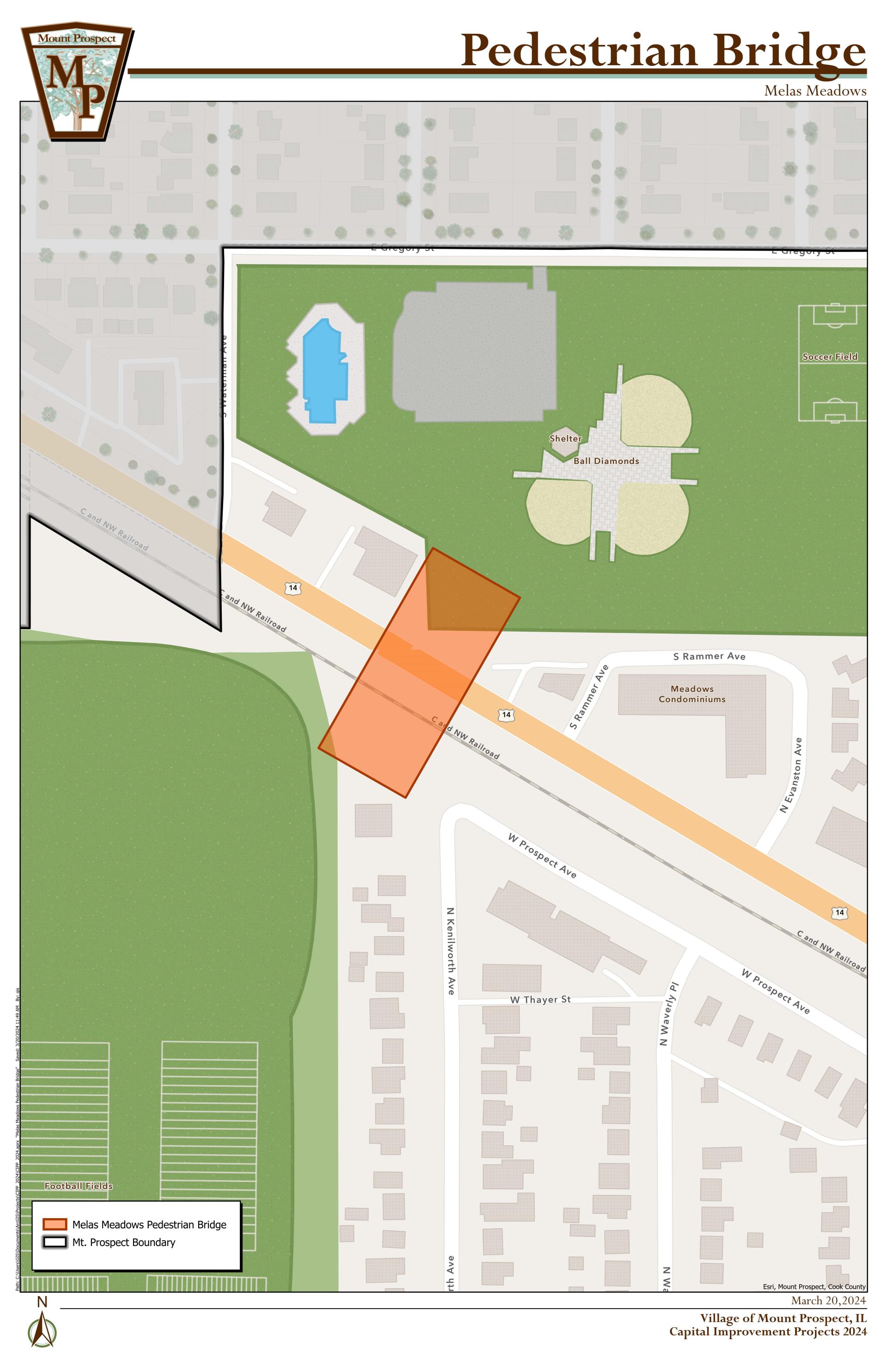 Melas Meadows Pedestrian Bridge_MAP