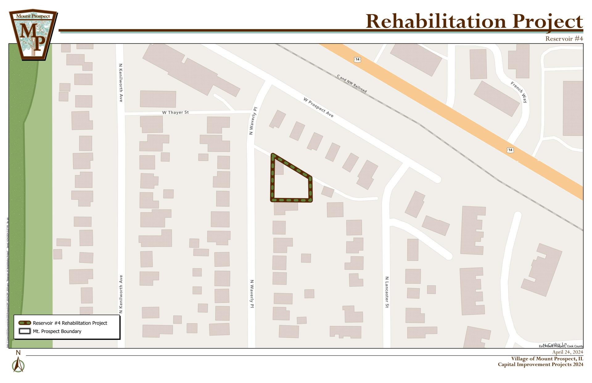 Reservoir #4 Rehabilitation Project_MAP