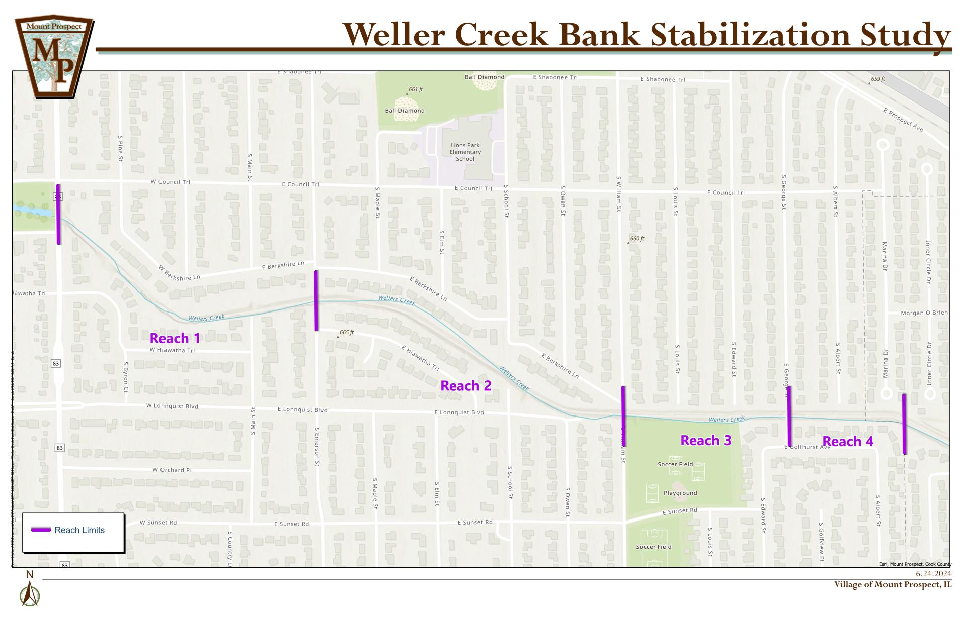 Weller Creek Map