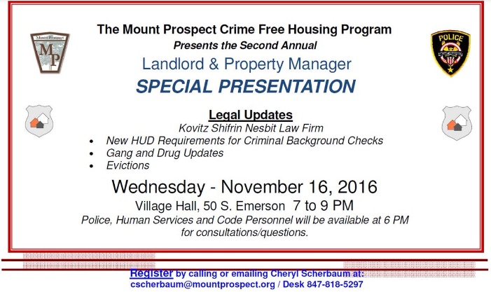 Crime Free Housing Program 11_16_16